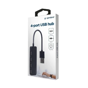 Usb-концентратор gembird uhb-u2p4-06, чёрный Thumbnail 2