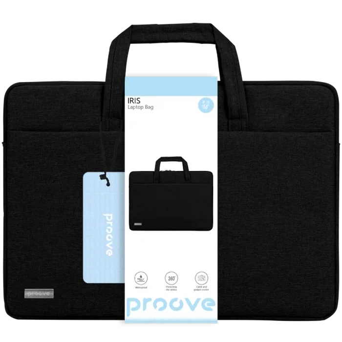 Сумка для ноутбука proove iris, 15.6", чёрный 4