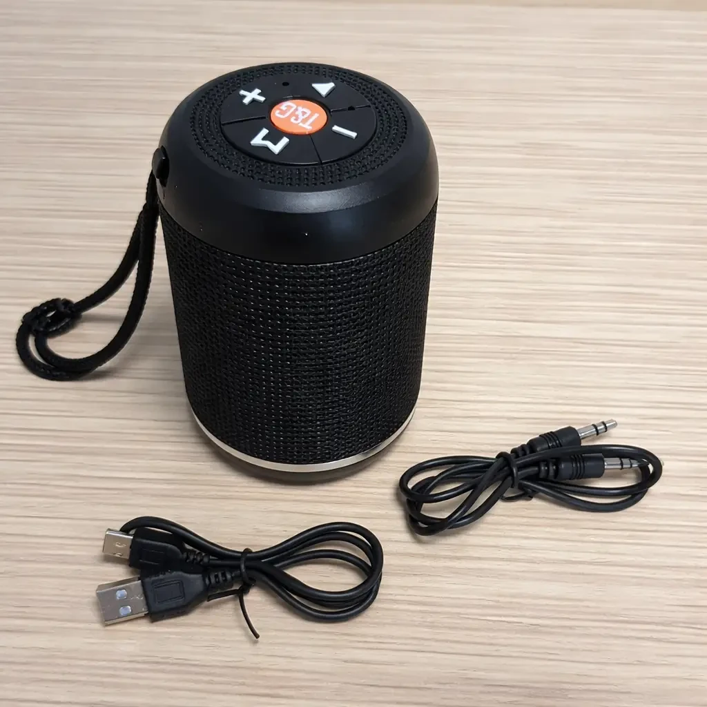 Портативная колонка (tg517, чёрный) 3