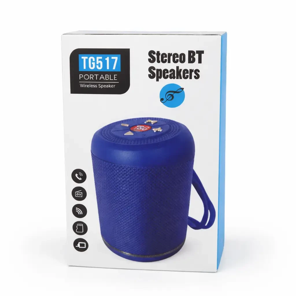 Портативная колонка (tg517, чёрный) 4
