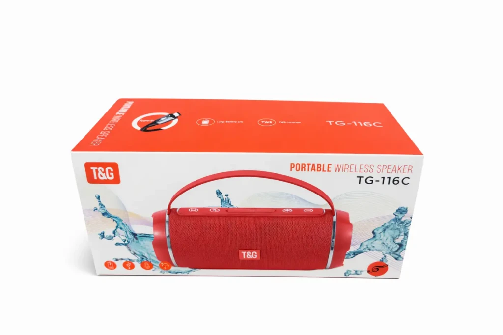 Boxe portabile (tg116c, verde) 3