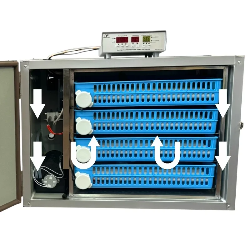 Инкубатор для яиц demetra dm-256 5