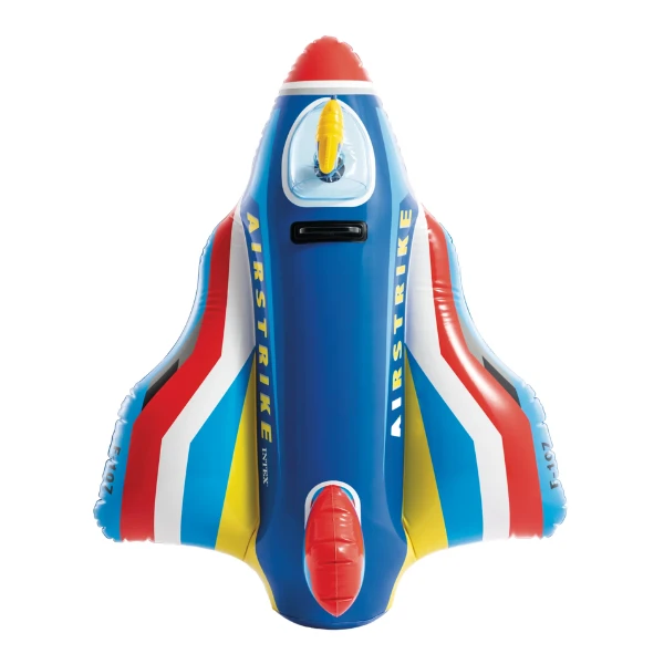 Intex plută-saltea gonflabilă “avion de vânătoare cu pistol de apă” cu mâner, 112х91 cm, până la 40 kg, 3+, 2 culori 7