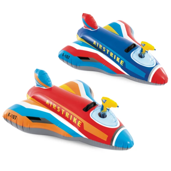 Intex plută-saltea gonflabilă “avion de vânătoare cu pistol de apă” cu mâner, 112х91 cm, până la 40 kg, 3+, 2 culori 10