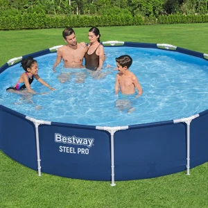 Бассейн bestway pool steel pro 366x76 см, 6473 л, металлический каркас. Thumbnail 3