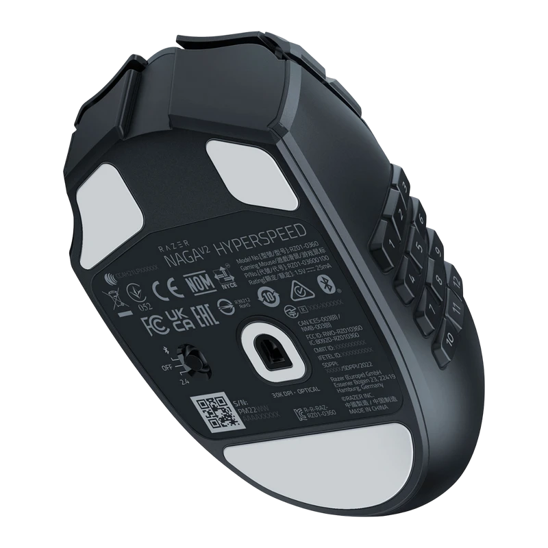 Mouse wireless razer naga v2 hyperspeed, negru 3