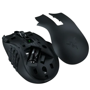 Mouse wireless razer naga v2 hyperspeed, negru Thumbnail 4