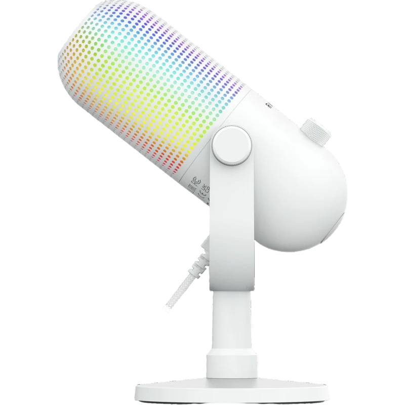 Игровой микрофон razer seiren v3 chroma, проводной аналоговый, белый 2