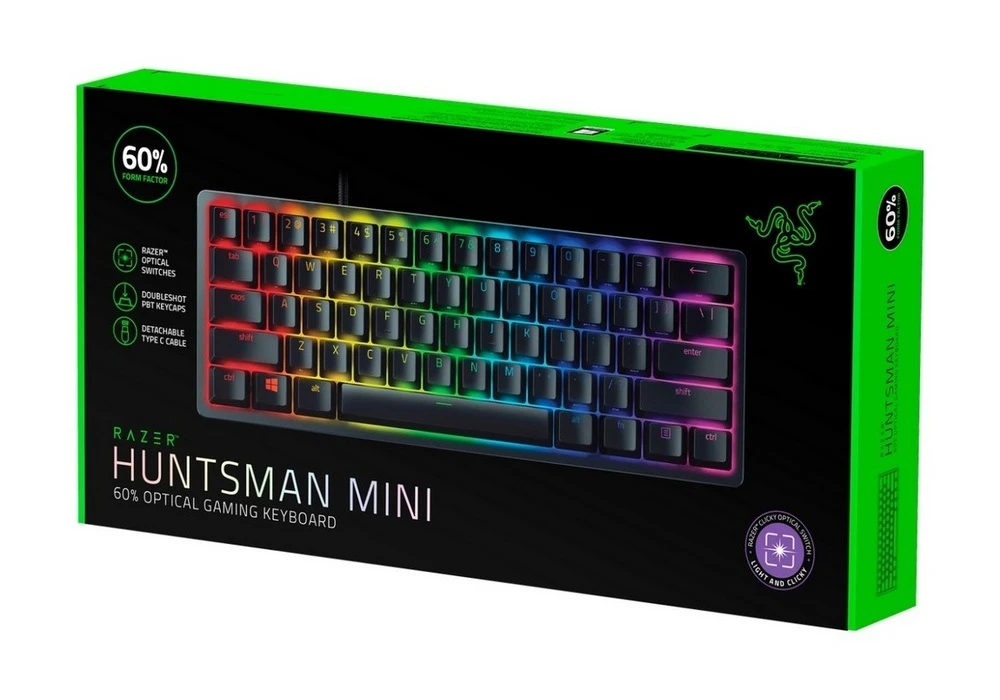 Tastatură razer huntsman mini, cu fir, negru 8