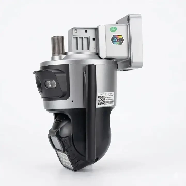 Солнечная ptz камера dual lens 4mp 4g eu с солнечной панелью 9.2 вт и аккумулятором 15600mah icsee ik-tq11-aov 4g 2