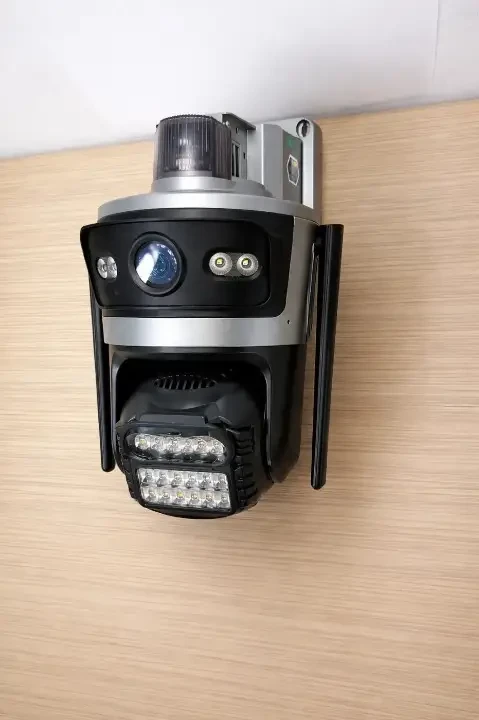 Солнечная ptz камера dual lens 4mp 4g eu с солнечной панелью 9.2 вт и аккумулятором 15600mah icsee ik-tq11-aov 4g 4