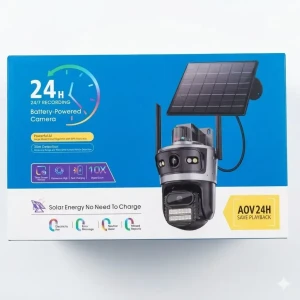 Солнечная ptz камера dual lens 4mp 4g eu с солнечной панелью 9.2 вт и аккумулятором 15600mah icsee ik-tq11-aov 4g Thumbnail 5