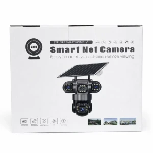 3 lens solar 6mp wifi ptz camera v380pro ik-vts28-w Thumbnail 5