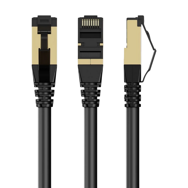 Патч-корд cablexpert pp8-lszhcu-bk-7.5m, cat8 s/ftp, 7,5м, черный 2