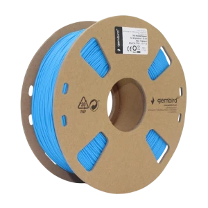 Filament pentru imprimantă 3d gembird 3dp-tpe1.75-01-b, tpe, albastru, 1.75 mm, 1kg Thumbnail 2