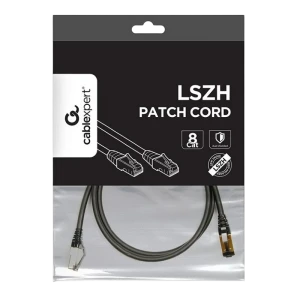 Патч-корд cablexpert pp8-lszhcu-bk-1.5m, cat8 s/ftp, 1,5м, черный Thumbnail 2