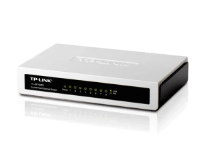 Tp-link tl-sf1008d 8-port 10/100m mini desktop switch, 8 10/100m rj45 ports, plastic case