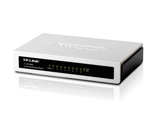 Tp-link tl-sf1008d 8-port 10/100m mini desktop switch, 8 10/100m rj45 ports, plastic case 2