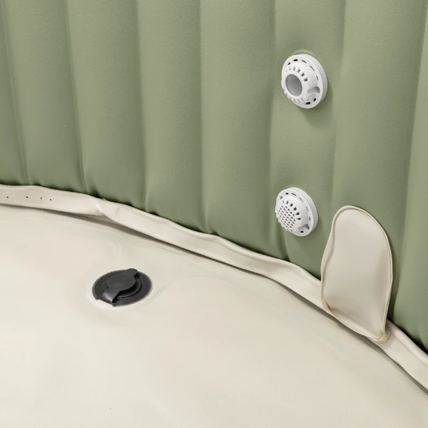 Intex jacuzzi spa gonflabil “bubble massage” 196х71 cm, 795l, 4 persoane, oliv 11