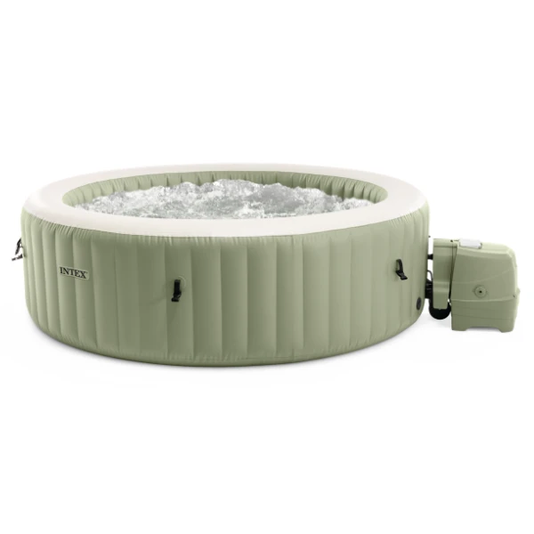 Intex jacuzzi spa gonflabil “bubble massage” 196х71 cm, 795l, 4 persoane, oliv 17
