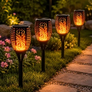 Lampi pentru grădină led set 4 pcs (ja3584-s)