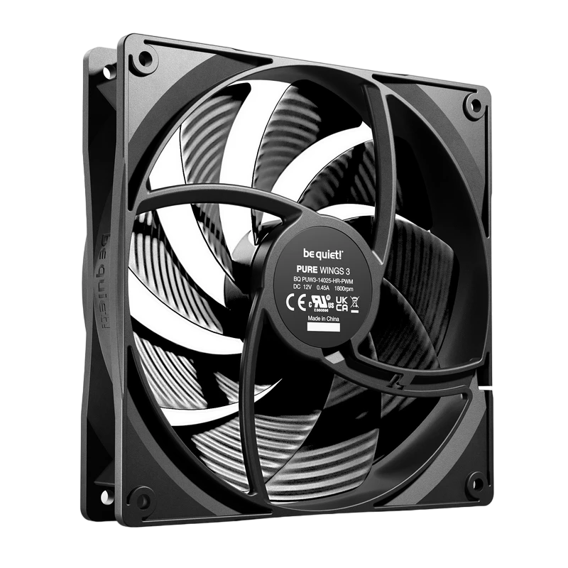 Вентилятор для пк be quiet! pure wings 3 pwm high-speed, 140 мм 4