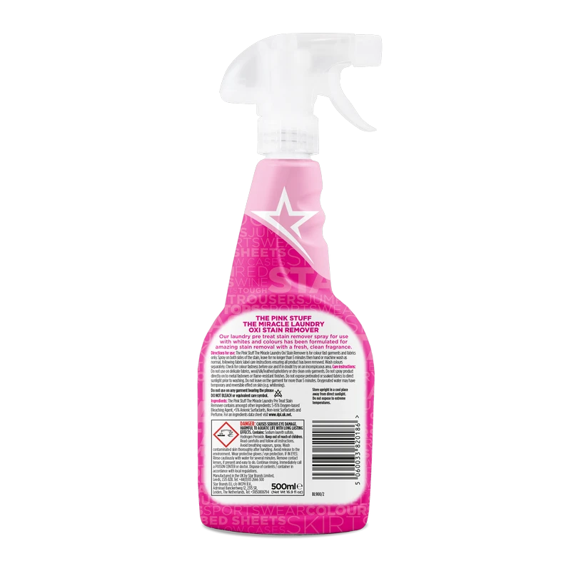 Eliminator de pete the pink stuff laundry oxi stain remover, 500 ml 2