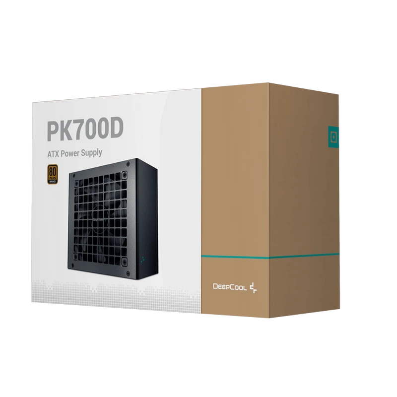 Блок питания для компьютеров deepcool pk700d, 700вт, atx, немодульный 7