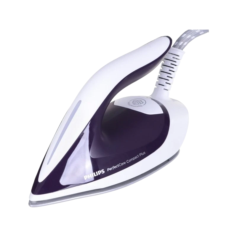 Fier de călcat cu generator de abur philips perfectcare compact plus gc7933/30, 2400w, violet 9