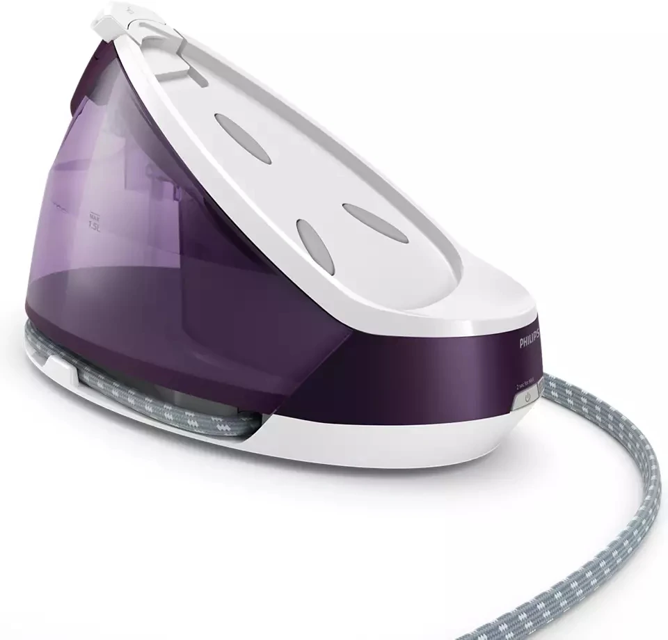 Fier de călcat cu generator de abur philips perfectcare compact plus gc7933/30, 2400w, violet 3