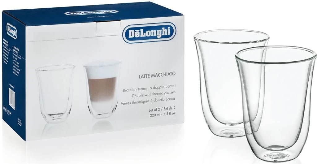 Набор стаканов delonghi dlsc312, 220 мл 2 шт, прозрачный¶ 4