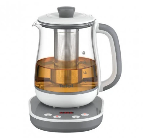 Fierbător electric tefal bj551b10, gri / alb 4