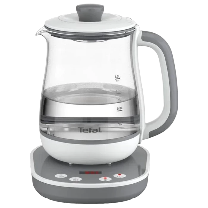 Fierbător electric tefal bj551b10, gri / alb 8