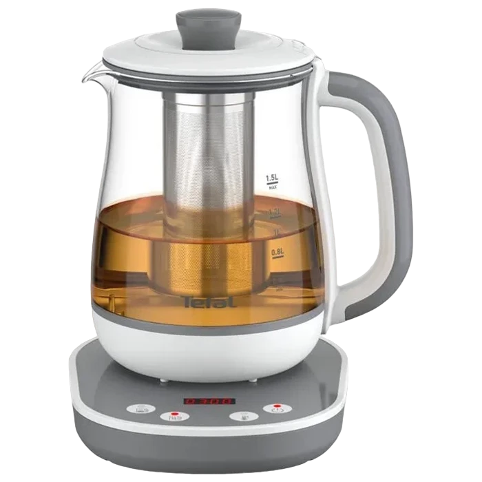 Fierbător electric tefal bj551b10, gri / alb 6