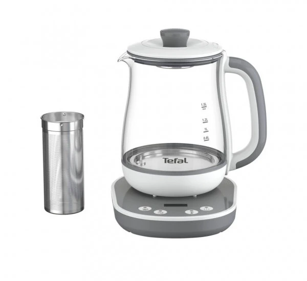 Fierbător electric tefal bj551b10, gri / alb 7