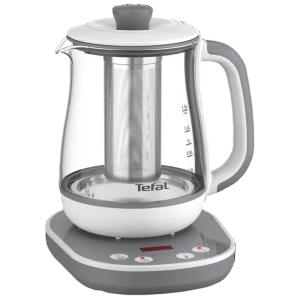 Fierbător electric tefal bj551b10, gri / alb