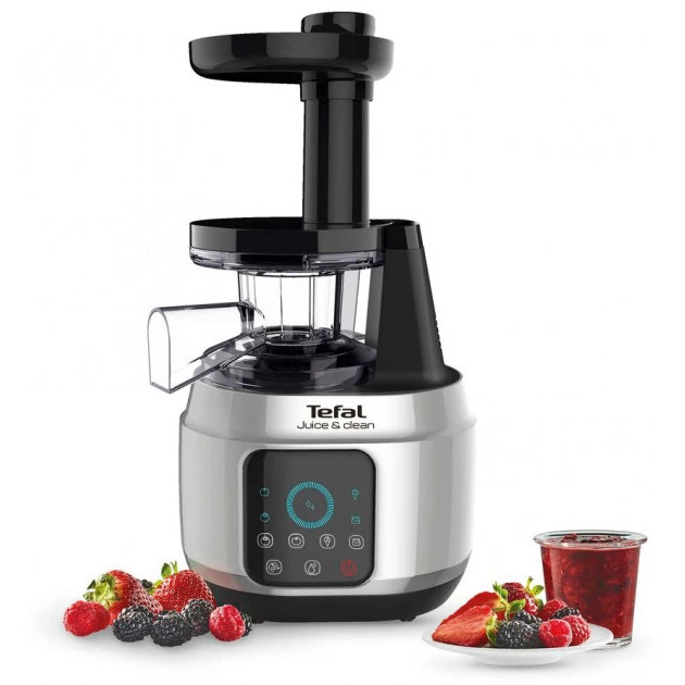 Соковыжималка tefal zc420e38, черный нержавеющая сталь 6