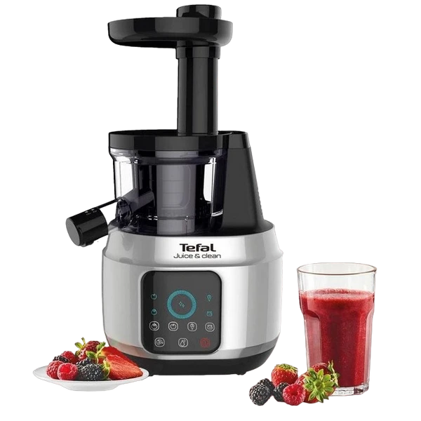 Соковыжималка tefal zc420e38, черный нержавеющая сталь 12