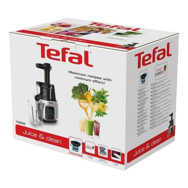 Соковыжималка tefal zc420e38, черный нержавеющая сталь 2