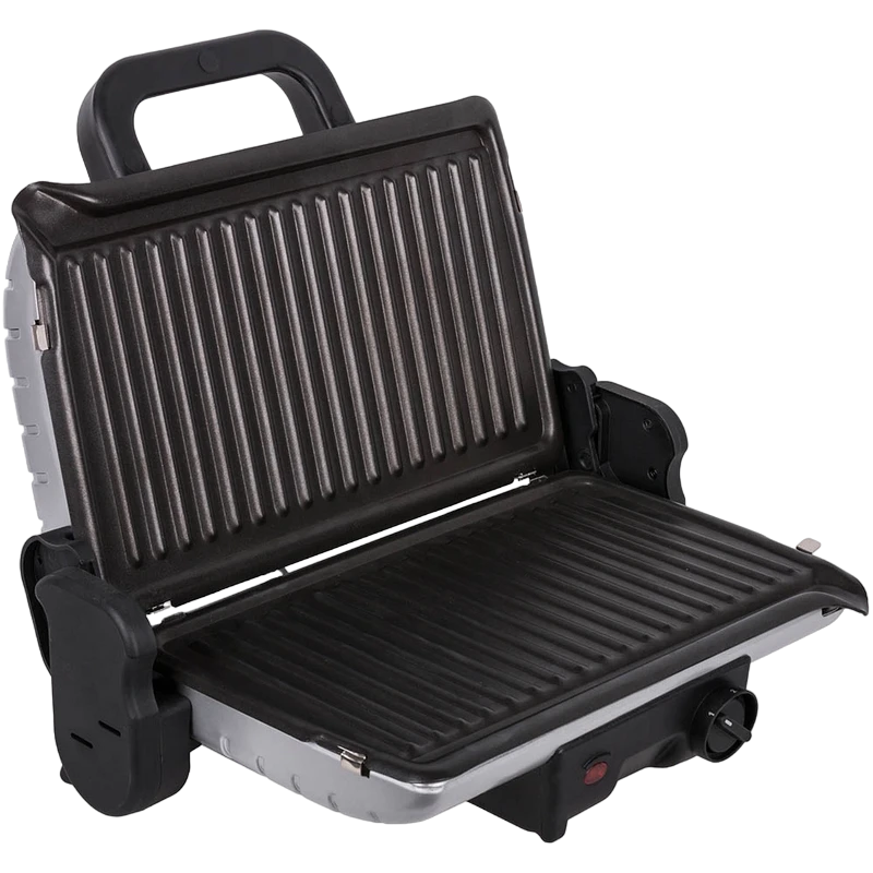Электрический гриль tefal minute, 1600вт, серебристый 7