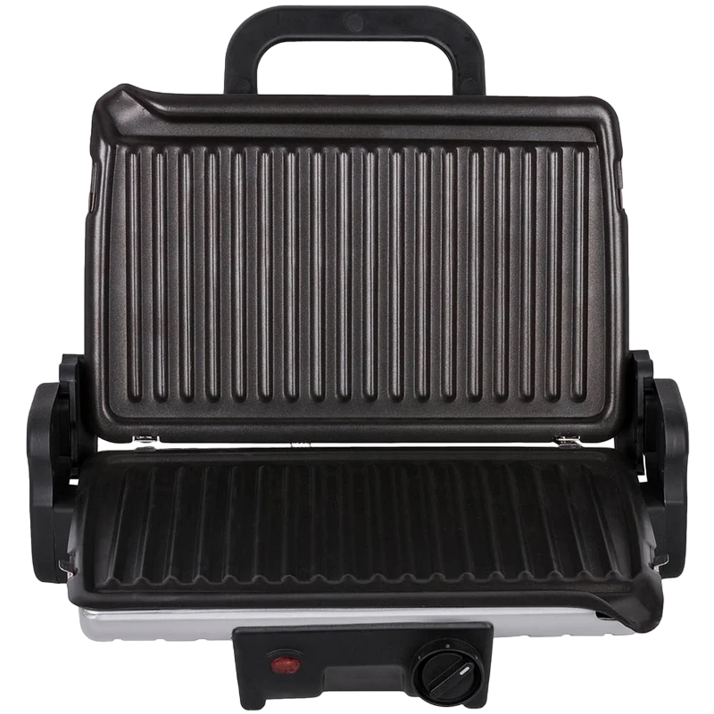 Электрический гриль tefal minute, 1600вт, серебристый 9
