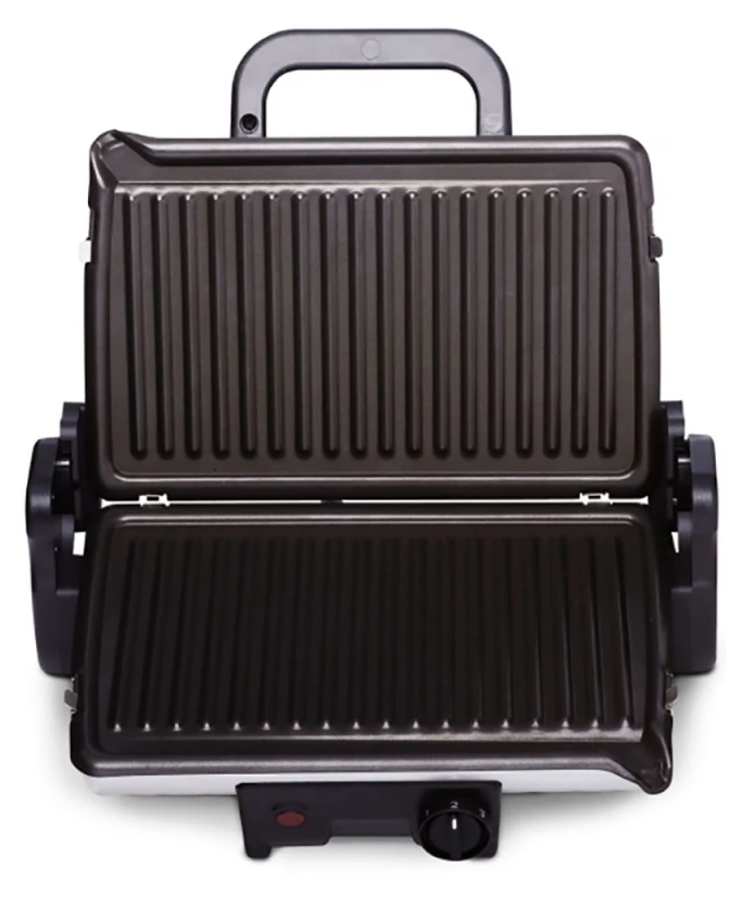 Электрический гриль tefal minute, 1600вт, серебристый 4