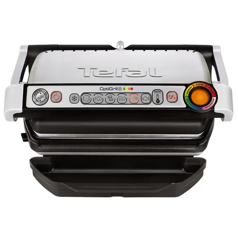 Электрический гриль tefal optigrill, 2000вт, нержавеющая сталь 3