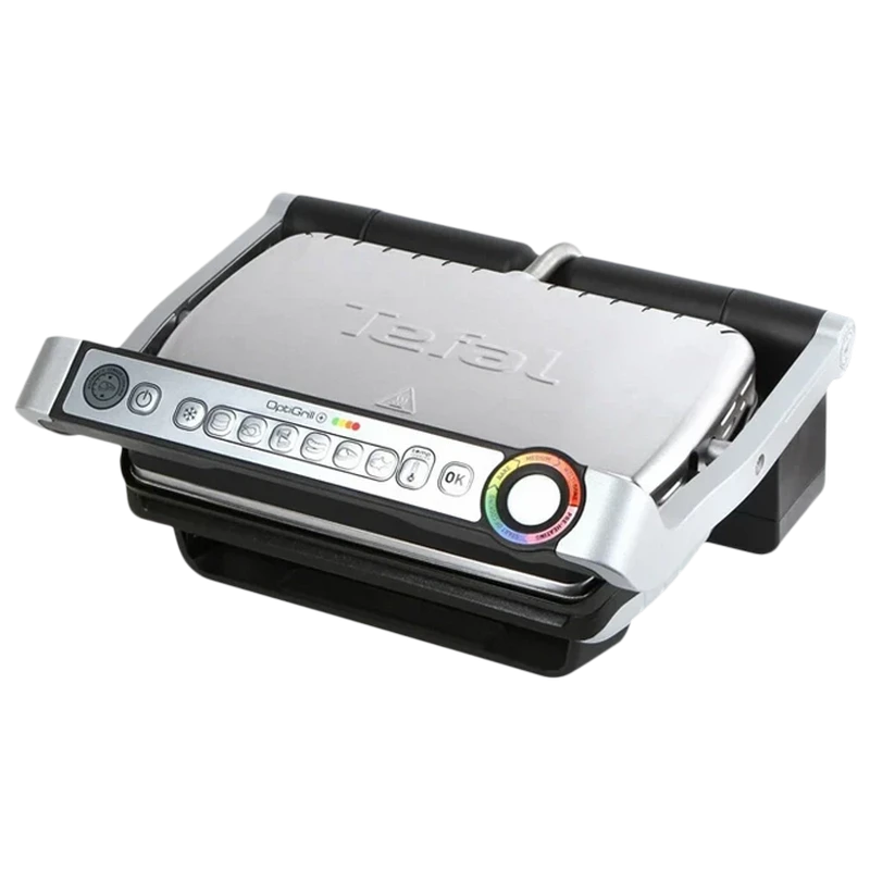 Электрический гриль tefal optigrill, 2000вт, нержавеющая сталь 8