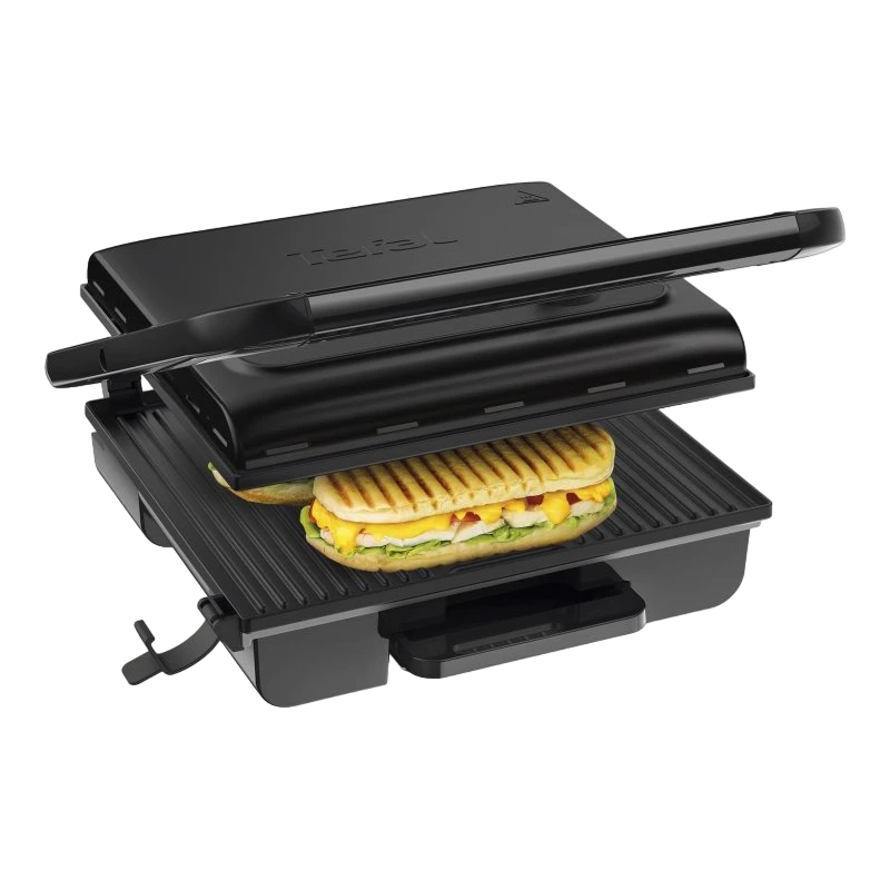 Электрический гриль tefal inicio grill, 2000вт, чёрный 4