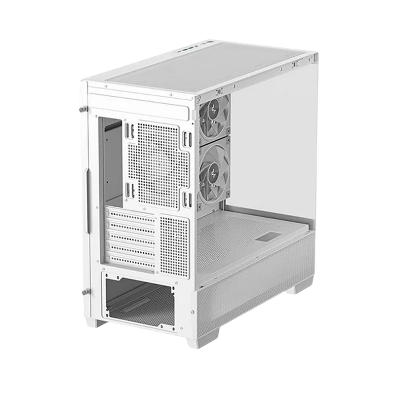 Компьютерный корпус deepcool cg380 3f wh, mini-tower, без блока питания, белый 6