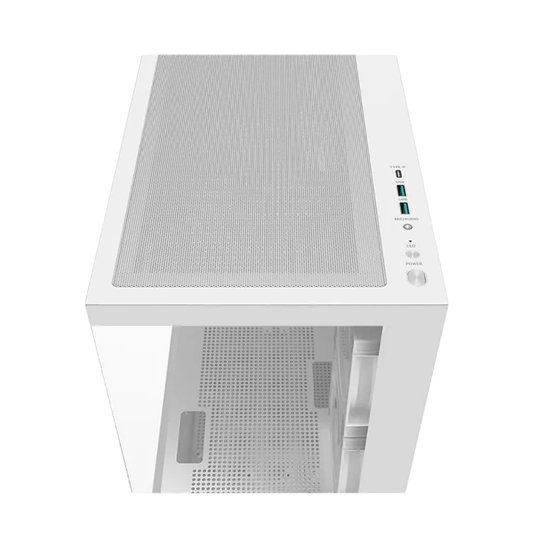 Компьютерный корпус deepcool cg380 3f wh, mini-tower, без блока питания, белый 2