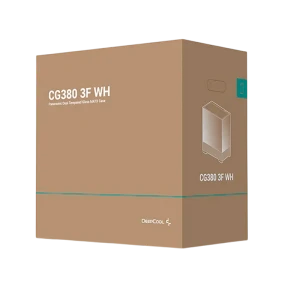 Компьютерный корпус deepcool cg380 3f wh, mini-tower, без блока питания, белый Thumbnail 3