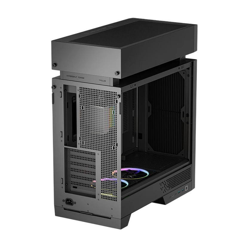 Компьютерный корпус deepcool cl6600, midi-tower, без блока питания, чёрный 6