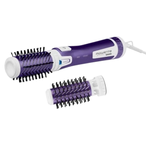 Фен-щётка rowenta activ volume & shine cf9530f0, 1000 вт, фиолетовый | белый